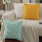 Spring Summer Pillow Covers 18x18 inch Set of 2 Farmhouse Decor Yellow Color Flower Heart Sunflower Soft Plush Faux Fur Jacquard Throw Pillows for Sofa Holiday Spring Home Decor PTK024C18